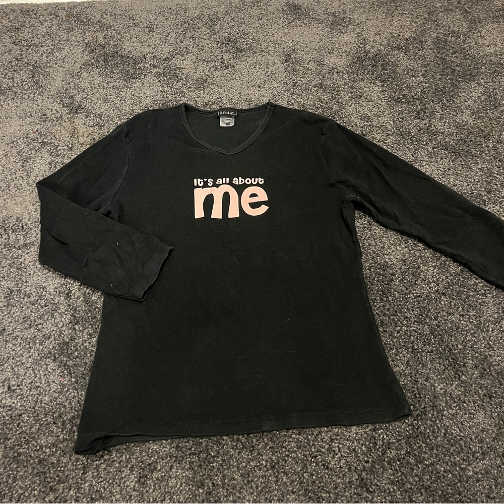 IT’S ALL ABOUT ME BABY TEE Y2K